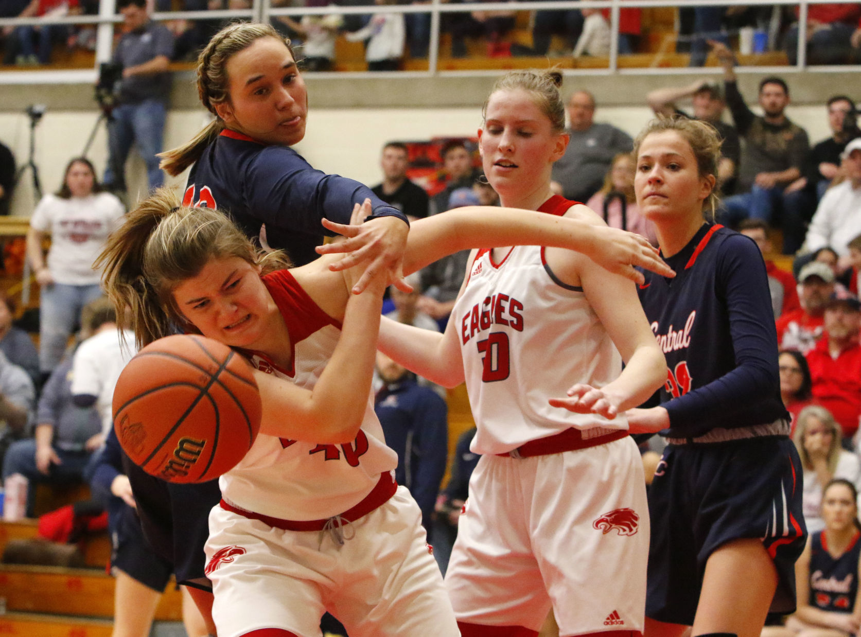 2A girls basketball semistate: South Central vs. Frankton
